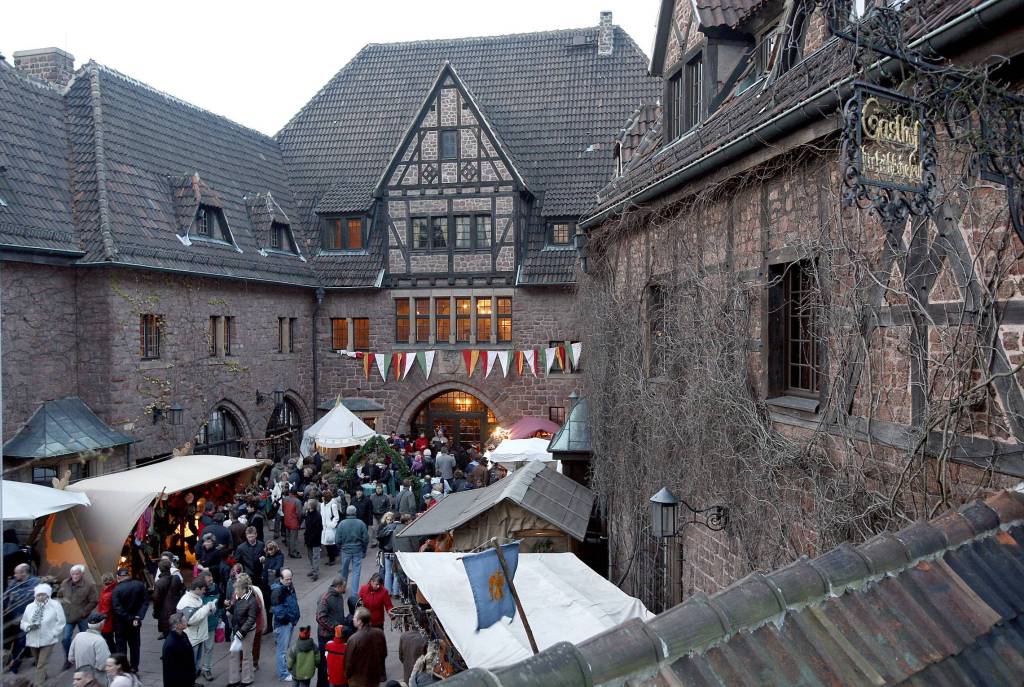 Auch dieses Jahr findet der historische Weihnachtsmarkt auf der Wartburg statt.