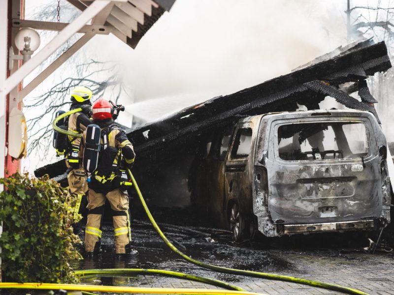 In Gera hat es am Sonntag einen heftigen Brand gegeben.
