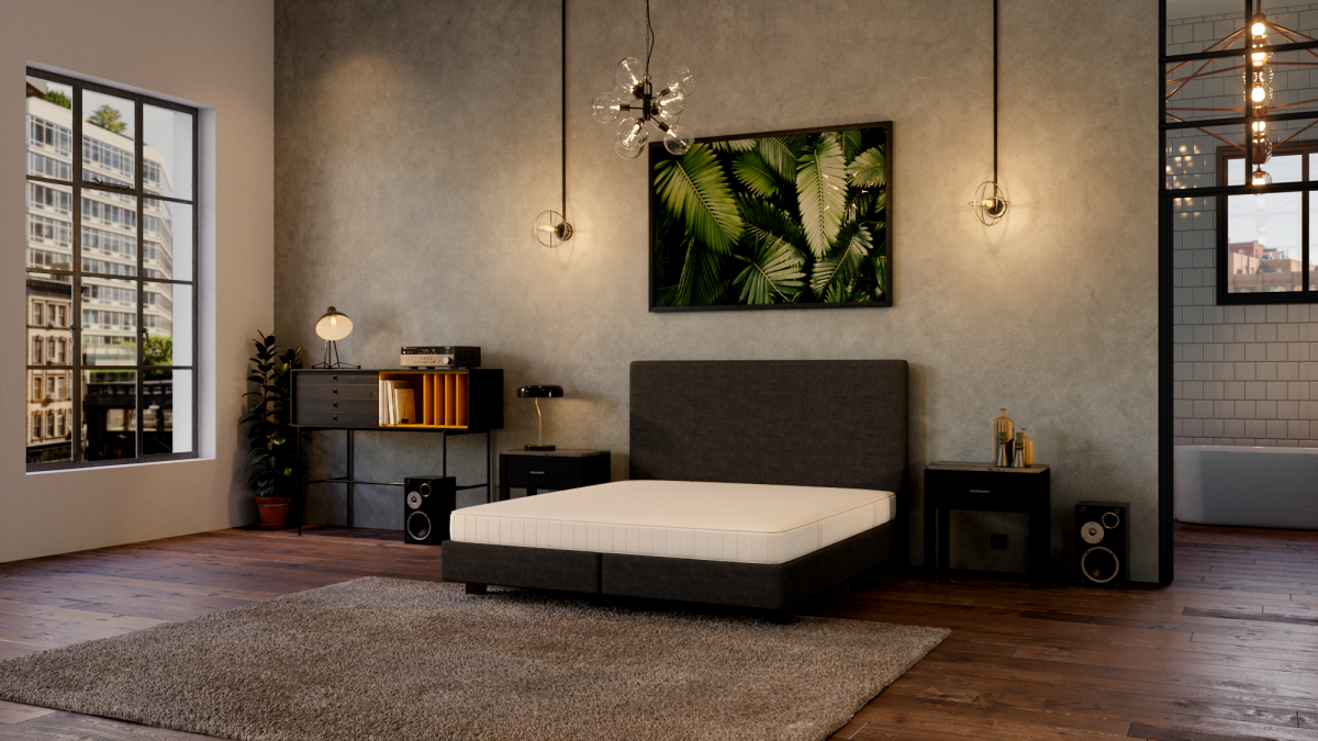 Schlafzimmer im Industrial-Style