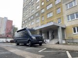 Die Polizei sichert Spuren am Tatort im Erfurter Stadtteil Rieth.