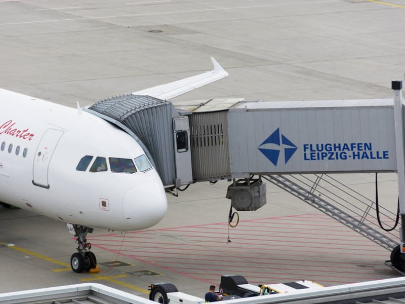 Für die Mitarbeiter am Flughafen Leipzig/Halle gab es schlechte Nachrichten. (Archivbild)