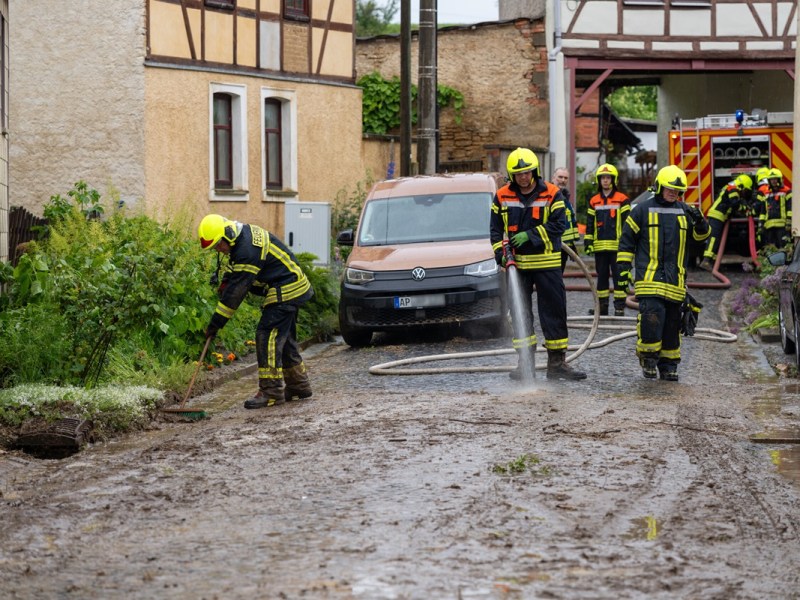 Unwetter in Thüringen: Familie wird zum Schlamm-Opfer – „Fluten bahnten sich ihren Weg“