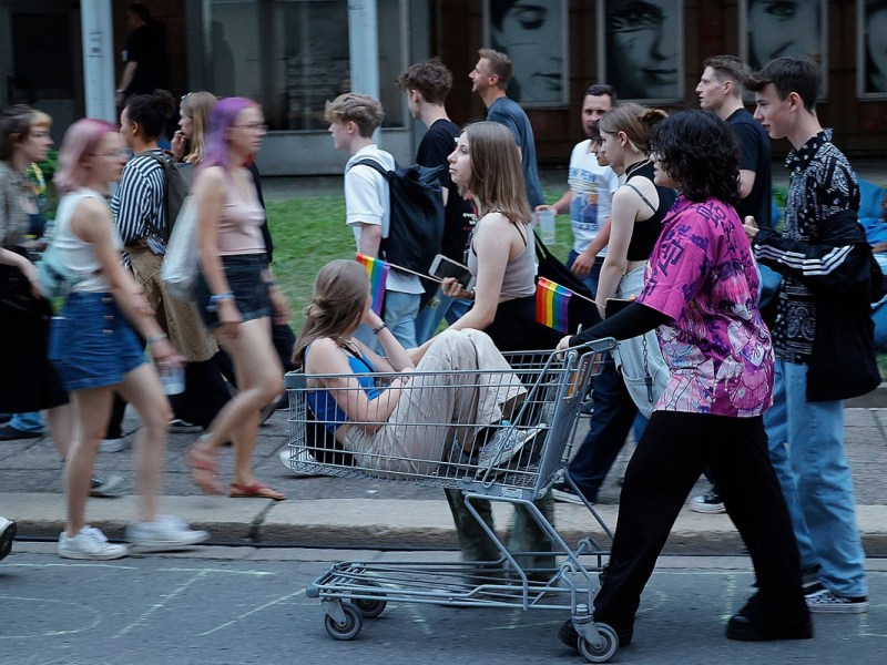 Plötzlich mussten die Besucher des Festivals in Chemnitz schnell handeln (Archivbild)