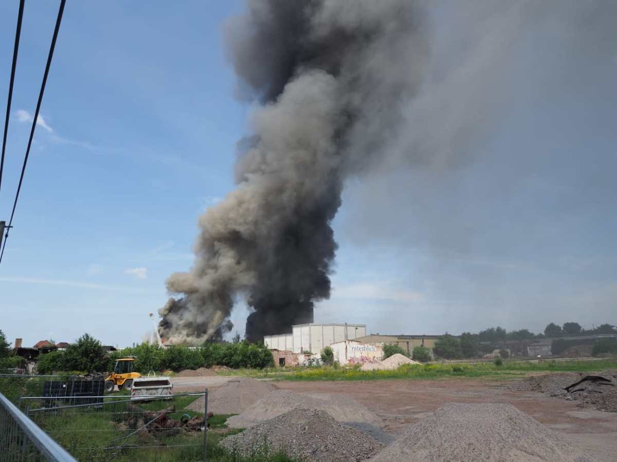 Erfurt: Brand-Drama beim alten Schlachthof geht weiter! Jetzt gibt es keine Hoffnung mehr